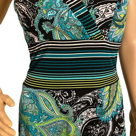 RABBIT RABBIT RABBIT DESIGNS PAISLEY DRESS  SZ 8 - Picture 8 of 16